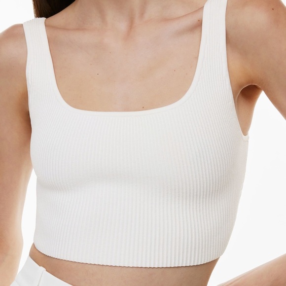 Aritzia - Babaton - Sculpt Knit Squareneck Cropped Tank - Picture 4 of 13